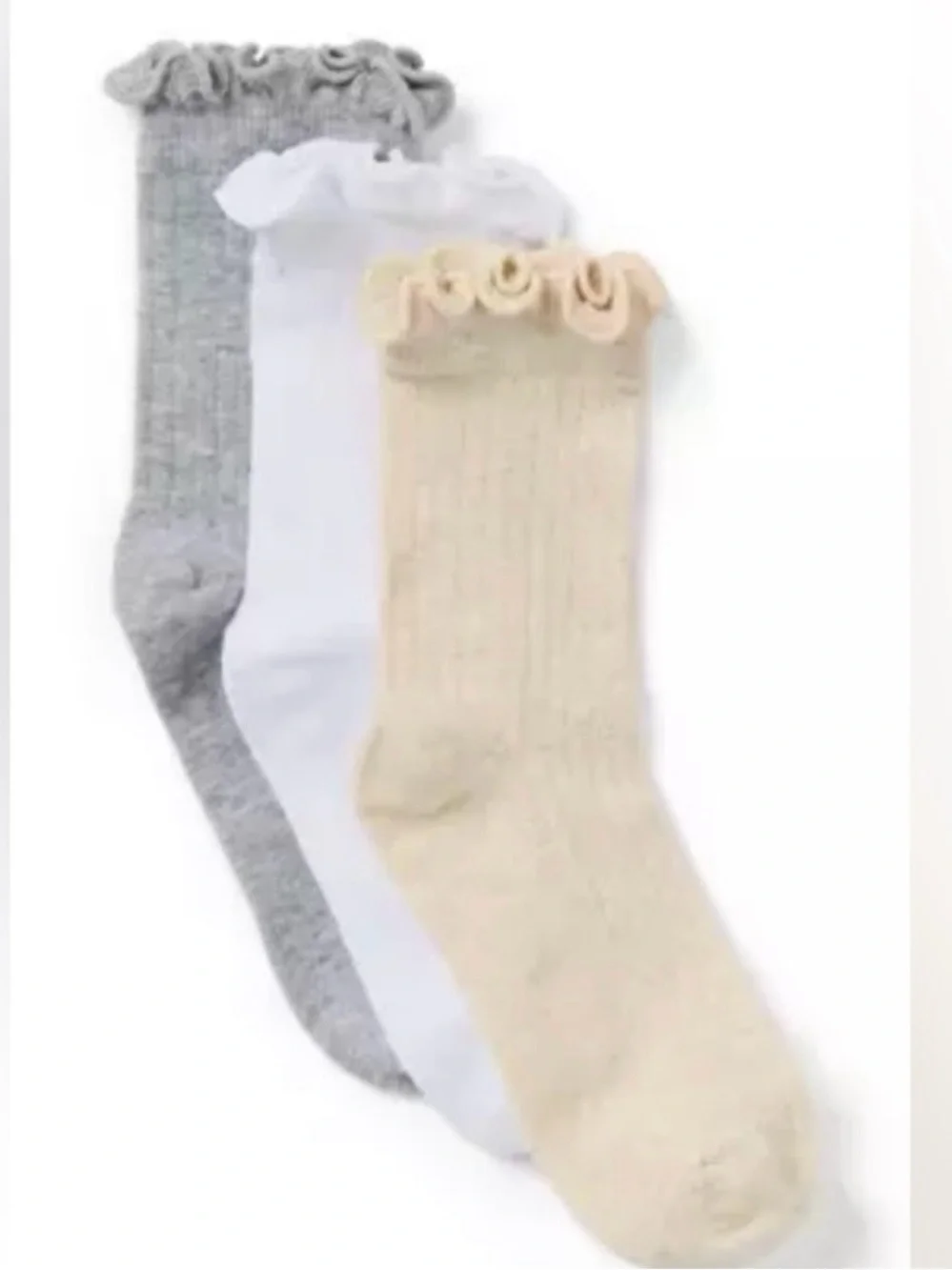 Janie and Jack Ruffle Sock 3-Pack